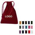 Big Drawstring velvet pouch